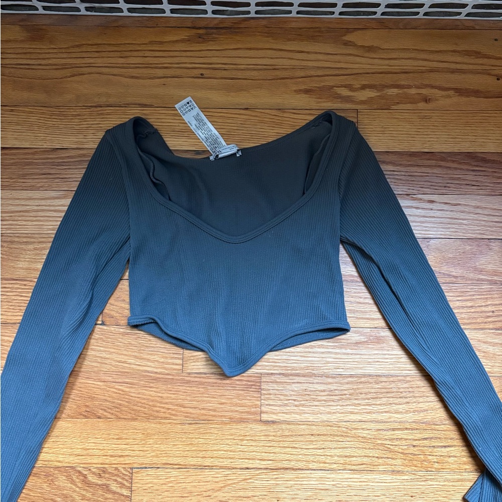 Zara Long Sleeve Crop top